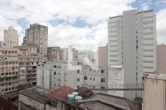 Cozinha Vista de apartamento à venda com 1 quarto, 33m² em Centro Histórico, Porto Alegre