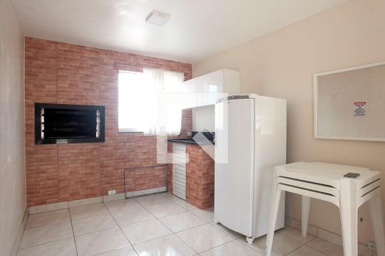 Área Comum - Salão Churrasqueira de apartamento à venda com 1 quarto, 33m² em Centro Histórico, Porto Alegre