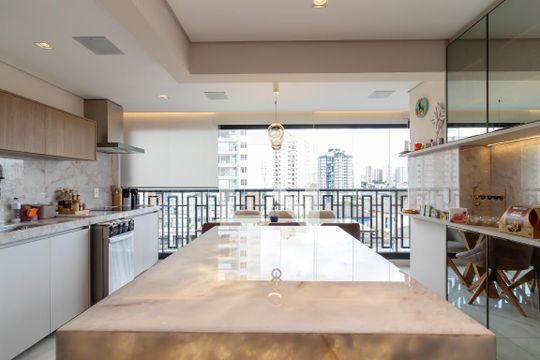 Sala de Jantar de apartamento à venda com 2 quartos, 70m² em Santa Teresinha, São Paulo