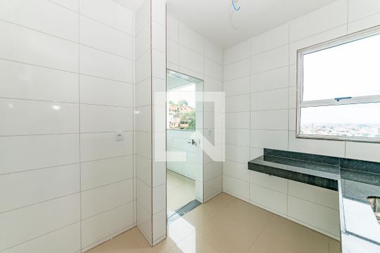 Cozinha de apartamento à venda com 3 quartos, 90m² em Gutierrez, Belo Horizonte