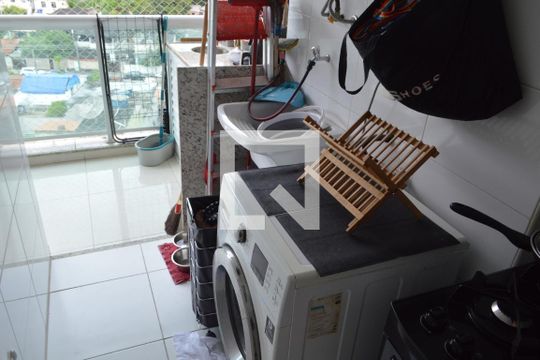 Área de Serviço de apartamento à venda com 2 quartos, 55m² em Pechincha, Rio de Janeiro