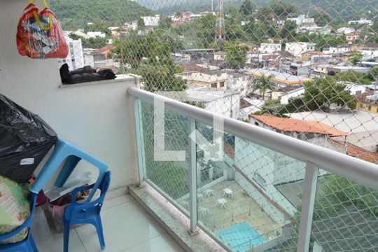 Varanda de apartamento à venda com 2 quartos, 55m² em Pechincha, Rio de Janeiro