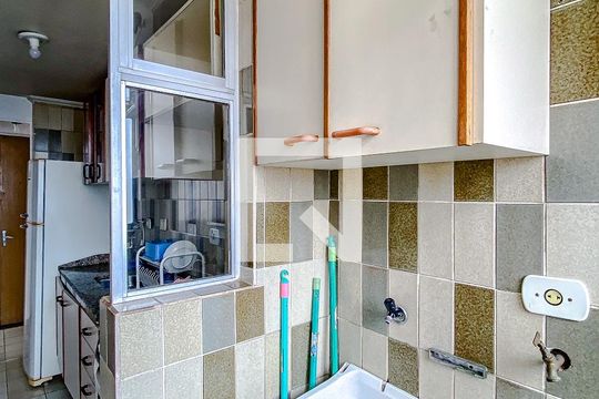 Área de Serviço de apartamento para alugar com 2 quartos, 50m² em Brás, São Paulo