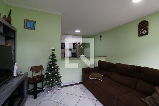 Sala de apartamento à venda com 3 quartos, 120m² em Parque Capuava, Santo André