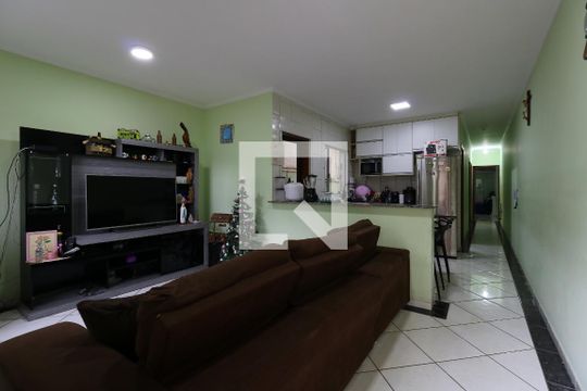 Sala de apartamento à venda com 3 quartos, 120m² em Parque Capuava, Santo André