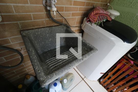 Área de Serviço - Tanque de apartamento à venda com 3 quartos, 120m² em Parque Capuava, Santo André