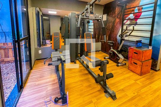 Área comum - Academia de kitnet/studio à venda com 1 quarto, 24m² em Pinheiros, São Paulo