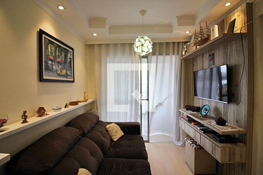 Sala de apartamento à venda com 2 quartos, 53m² em Centro, São Bernardo do Campo