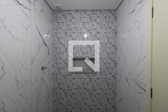 Banheiro da Suíte de casa à venda com 3 quartos, 155m² em Vila Homero Thon, Santo André