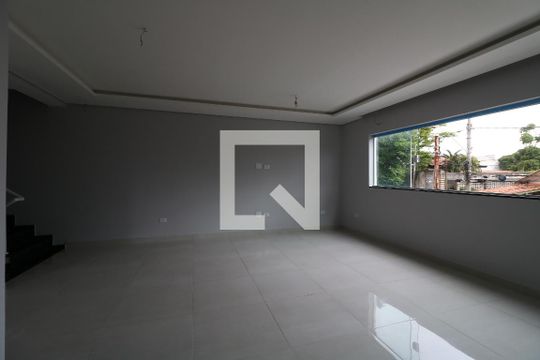 Sala de casa à venda com 3 quartos, 155m² em Vila Homero Thon, Santo André