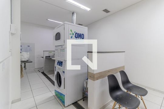 Área comum - Lavanderia de kitnet/studio à venda com 1 quarto, 28m² em República, São Paulo
