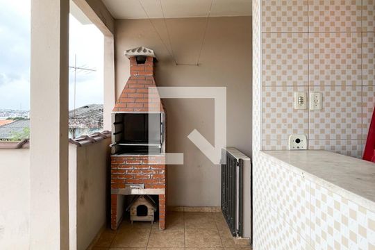 Área - Churrasqueira de casa à venda com 3 quartos, 247m² em Jardim Independencia, São Bernardo do Campo