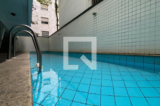Área comum - Piscina de apartamento para alugar com 1 quarto, 58m² em Lagoa, Rio de Janeiro