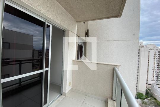 Varanda da Sala de apartamento para alugar com 2 quartos, 62m² em Todos Os Santos, Rio de Janeiro