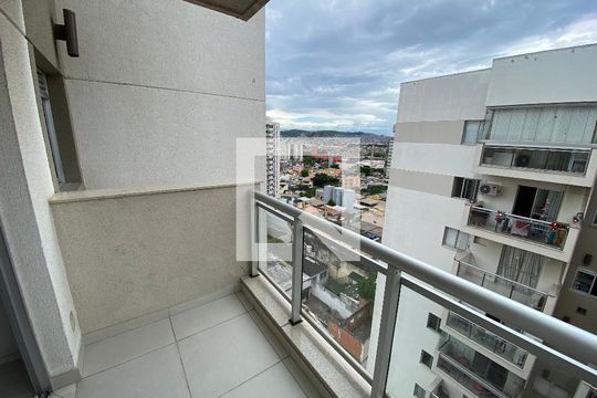 Varanda da Sala de apartamento para alugar com 2 quartos, 62m² em Todos Os Santos, Rio de Janeiro