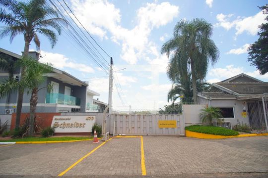 Fachada de casa de condomínio à venda com 3 quartos, 125m² em Rondônia, Novo Hamburgo