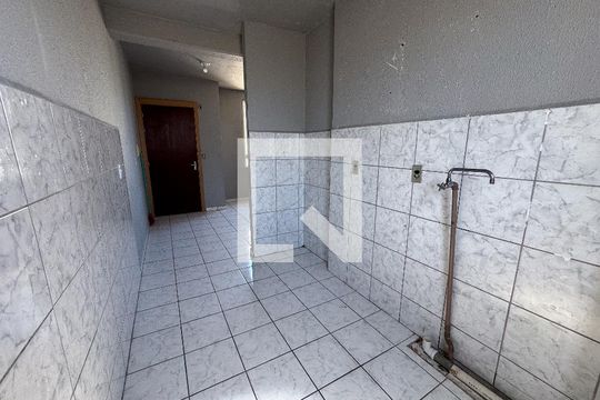 Cozinha de apartamento para alugar com 2 quartos, 48m² em Campina, São Leopoldo