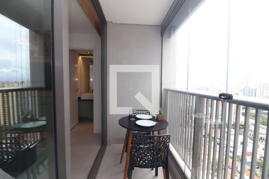 Varanda de kitnet/studio à venda com 1 quarto, 32m² em Vila Gomes Cardim, São Paulo