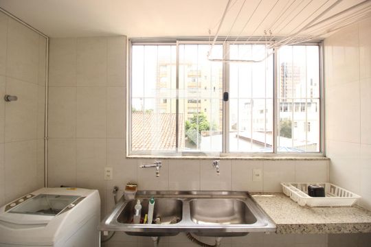 Área de serviço de apartamento à venda com 3 quartos, 88m² em Sion, Belo Horizonte