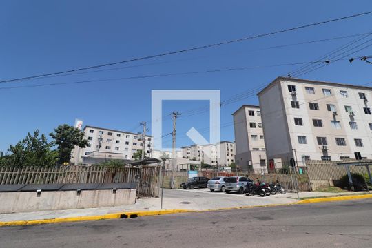 Fachada e portaria de apartamento à venda com 2 quartos, 52m² em Santo Afonso, Novo Hamburgo