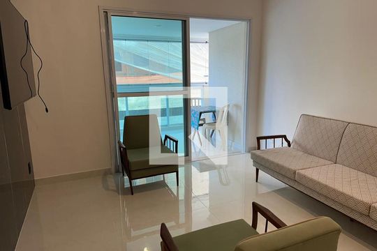 Sala de apartamento à venda com 2 quartos, 76m² em Empresarial 18 do Forte, Barueri