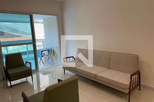 Sala de apartamento à venda com 2 quartos, 76m² em Empresarial 18 do Forte, Barueri