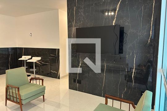 Sala de apartamento à venda com 2 quartos, 76m² em Empresarial 18 do Forte, Barueri