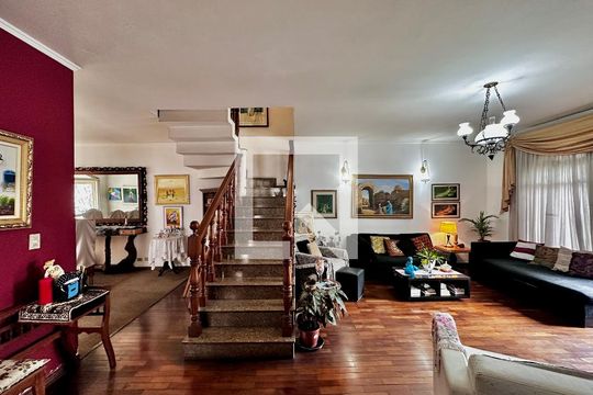 Sala de casa para alugar com 3 quartos, 187m² em Brooklin, São Paulo