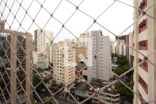 Vista da Sala de apartamento para alugar com 1 quarto, 45m² em Itaim Bibi, São Paulo
