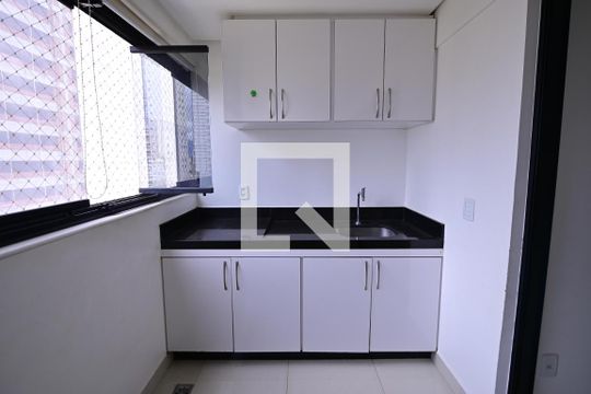 Varanda da Sala de apartamento à venda com 3 quartos, 123m² em Setor Bueno, Goiânia