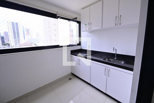 Varanda da Sala de apartamento à venda com 3 quartos, 123m² em Setor Bueno, Goiânia