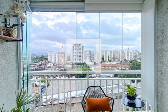 Varanda da Sala de apartamento à venda com 2 quartos, 57m² em Catumbi, São Paulo