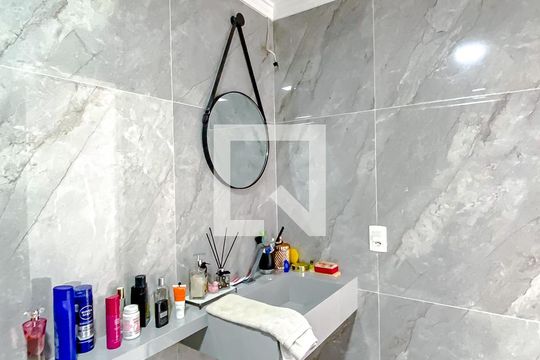 Banheiro da Suíte de apartamento à venda com 2 quartos, 57m² em Catumbi, São Paulo