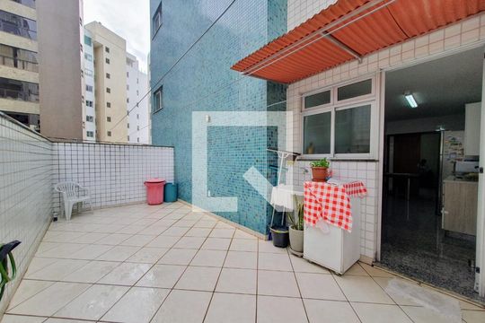 Varanda da Sala de apartamento à venda com 4 quartos, 223m² em União, Belo Horizonte
