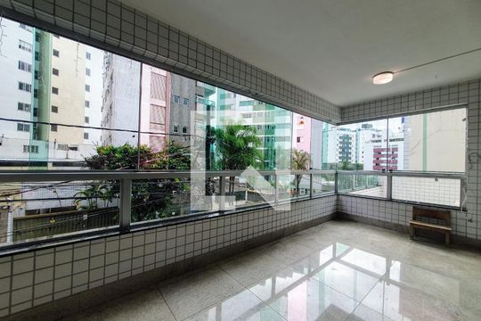 Varanda da Sala de apartamento à venda com 4 quartos, 223m² em União, Belo Horizonte