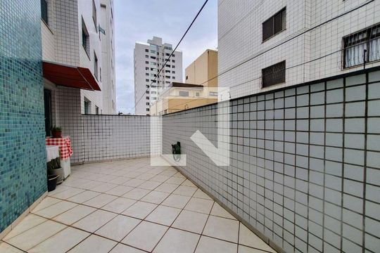 Varanda da Sala de apartamento à venda com 4 quartos, 223m² em União, Belo Horizonte