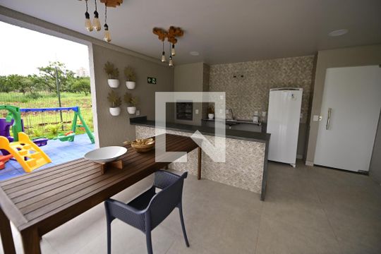 Área comum de apartamento para alugar com 2 quartos, 43m² em Jardim Atlantico, Goiânia