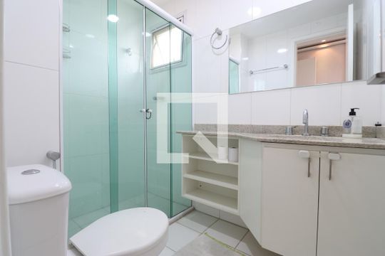 Banheiro da Suíte 1 de apartamento para alugar com 2 quartos, 79m² em Vila Leopoldina, São Paulo