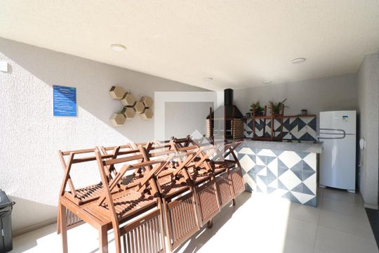 Área comum - Churrasqueira de apartamento para alugar com 1 quarto, 27m² em Barra Funda, São Paulo