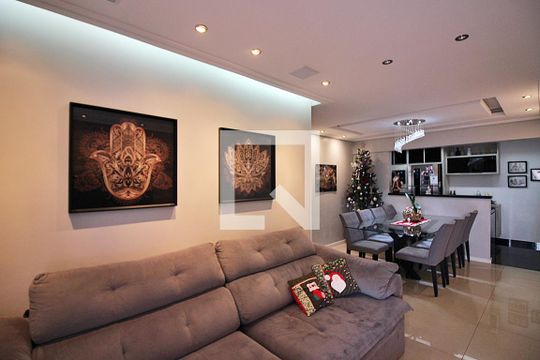 Sala  de apartamento à venda com 3 quartos, 104m² em Centro, São Bernardo do Campo