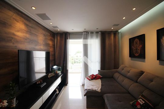 Sala  de apartamento à venda com 3 quartos, 104m² em Centro, São Bernardo do Campo