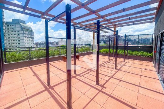 Área comum - Academia de kitnet/studio à venda com 1 quarto, 30m² em Pinheiros, São Paulo