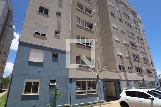 Fachada do bloco de apartamento para alugar com 2 quartos, 57m² em Fátima, Canoas