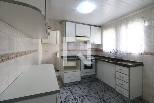 Cozinha de apartamento à venda com 3 quartos, 123m² em Jardim Santo Alberto, Santo André