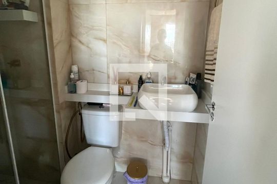 Banheiro de apartamento à venda com 2 quartos, 37m² em Vila dos Andradas, São Paulo