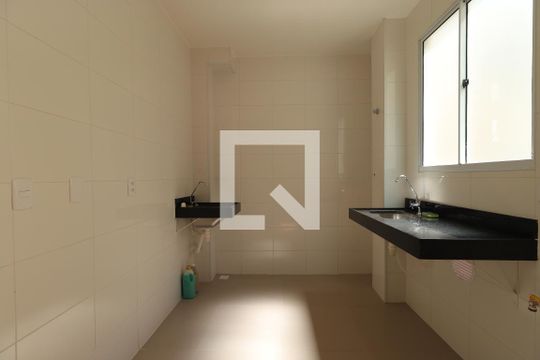 Cozinha de apartamento para alugar com 2 quartos, 45m² em Recreio das Acácias, Ribeirão Preto