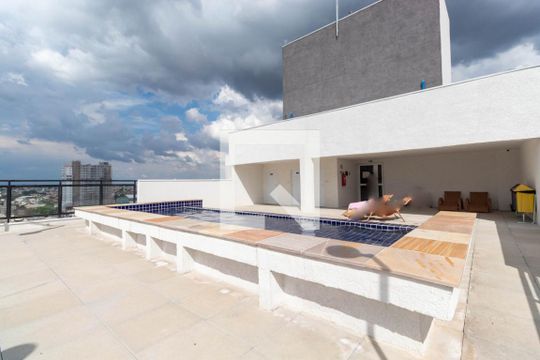 Área comum - Piscina de apartamento para alugar com 1 quarto, 29m² em Vila Ré, São Paulo