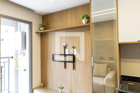 Sala  de apartamento à venda com 1 quarto, 29m² em Jardim Prudência, São Paulo