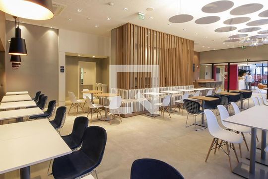 Área comum - Salão de festas de kitnet/studio para alugar com 1 quarto, 34m² em Rebouças, Curitiba
