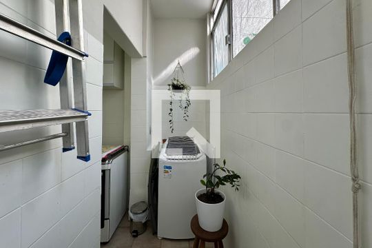 Área de Serviço de apartamento para alugar com 1 quarto, 30m² em Santa Teresa, Rio de Janeiro